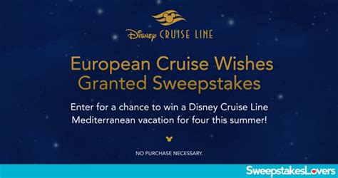 disney cruise line sweepstakes
